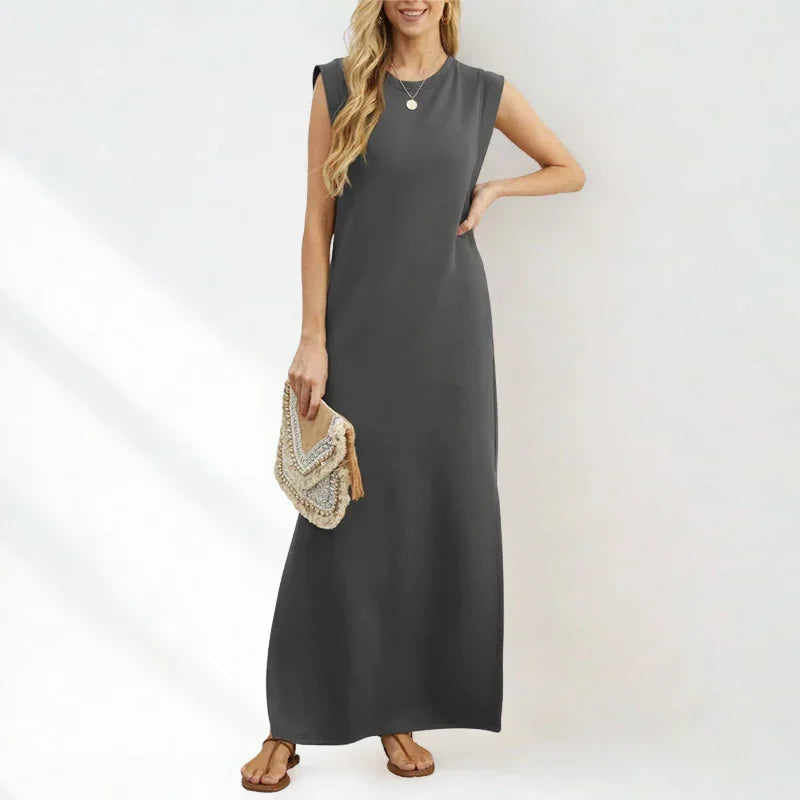 Vestido La Señorita™ em Malha Rayon Super Soltinha com Bolsos Laterais / Conforto Máximo ate para os Dias Mais Complicados!