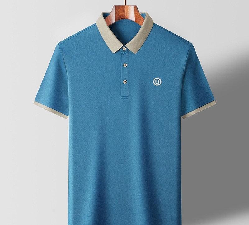Camiseta Polo em Seda Gelo - Huracán / Descubra a Exclusiva Camiseta Polo em Seda Gelo que une Elegância e Conforto em Uma Só Peça!