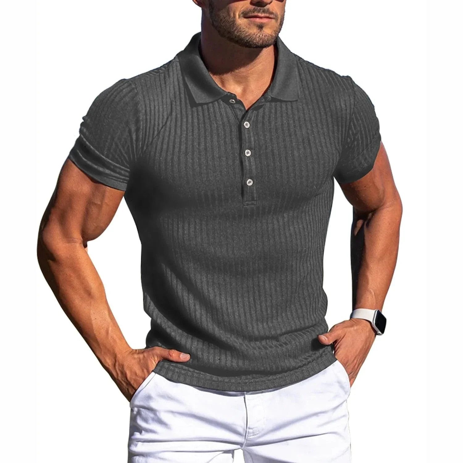Camiseta Polo Tecido Premium - Polo Prime / Eleve seu estilo com a Camiseta que combina qualidade e elegância!