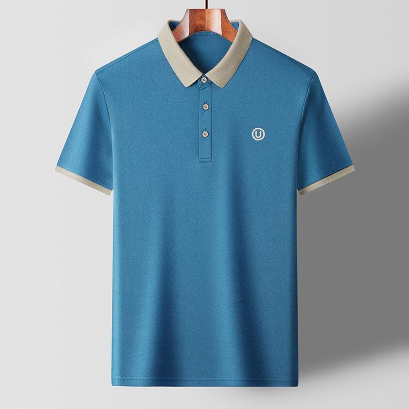 Camiseta Polo em Seda Gelo - Huracán / Descubra a Exclusiva Camiseta Polo em Seda Gelo que une Elegância e Conforto em Uma Só Peça!