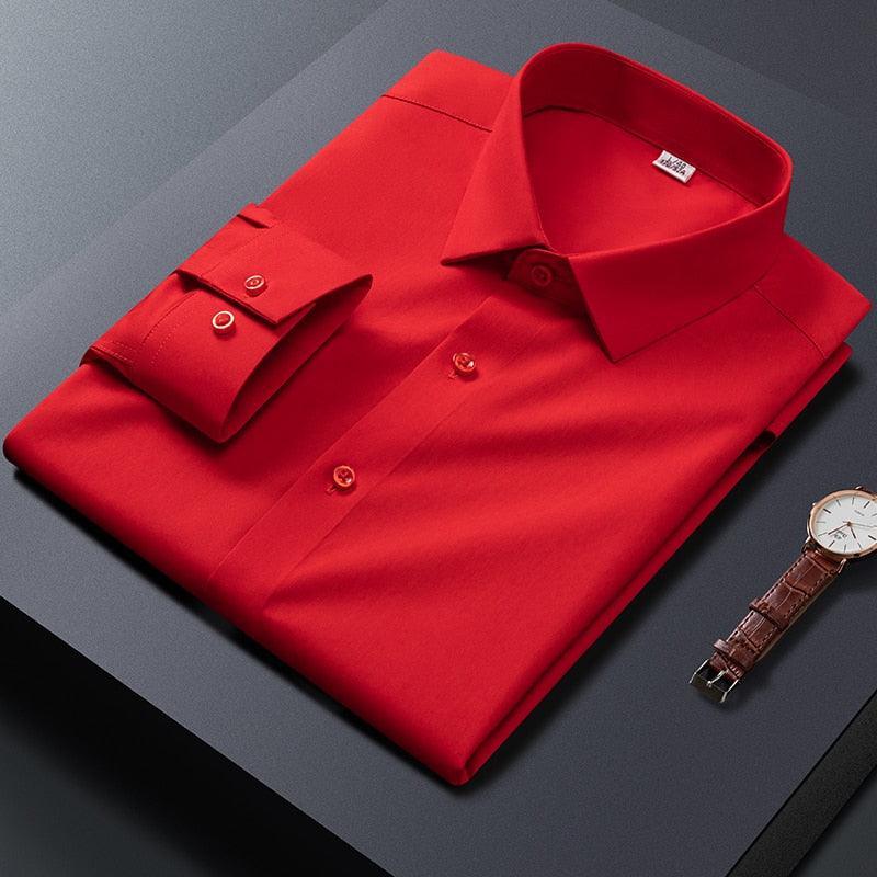 Camisa Social Lisa Em Fibra de Bambú - EcoChic / Descubra o Conforto Absoluto com Nossa Camisa Social em Fibra de Bambu!