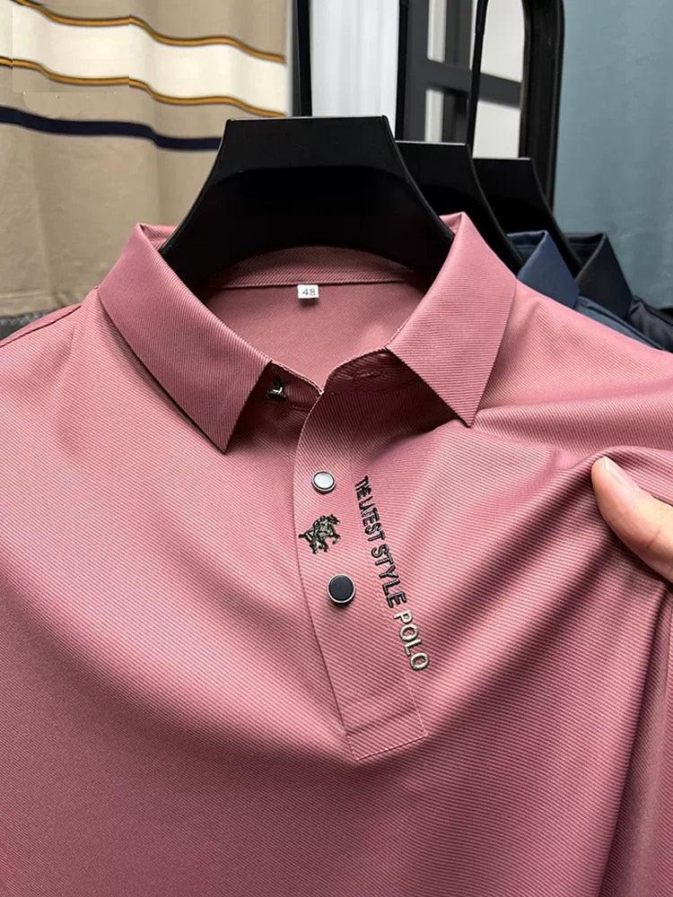 Polo de Alto Padrão GolfStar™ / A Camiseta do Homem que Adora se Vestir com Luxo & Requinte!