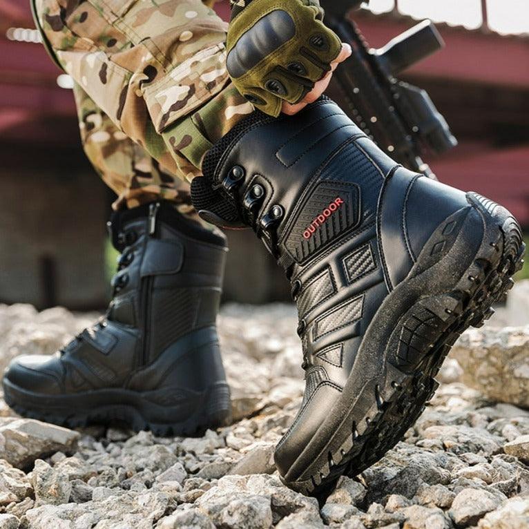 Coturno Tático Ultra Resistente Outdoor / + Brinde Exclusivo Boné Tático
