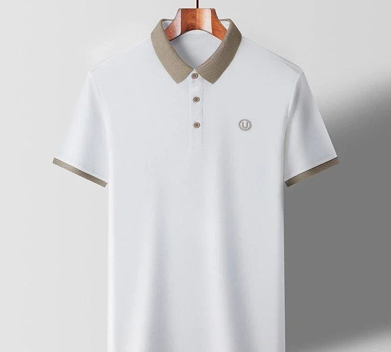 Camiseta Polo em Seda Gelo - Huracán / Descubra a Exclusiva Camiseta Polo em Seda Gelo que une Elegância e Conforto em Uma Só Peça!