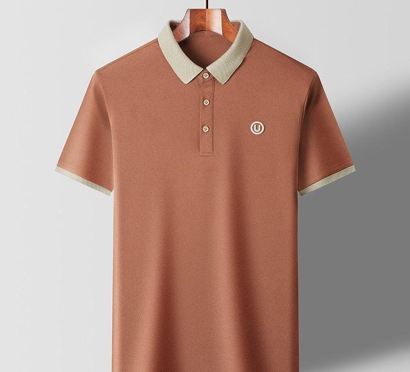 Camiseta Polo em Seda Gelo - Huracán / Descubra a Exclusiva Camiseta Polo em Seda Gelo que une Elegância e Conforto em Uma Só Peça!