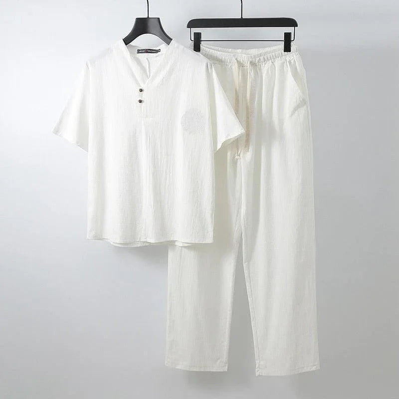 Conjunto Plus Size de Algodão e Linho - Life Plus / Descubra a Perfeita Combinação de Conforto e Sofisticação!