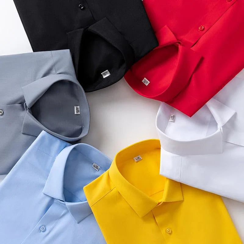 Camisa Social Lisa Em Fibra de Bambú - EcoChic / Descubra o Conforto Absoluto com Nossa Camisa Social em Fibra de Bambu!