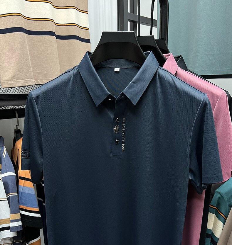 Polo de Alto Padrão GolfStar™ / A Camiseta do Homem que Adora se Vestir com Luxo & Requinte!