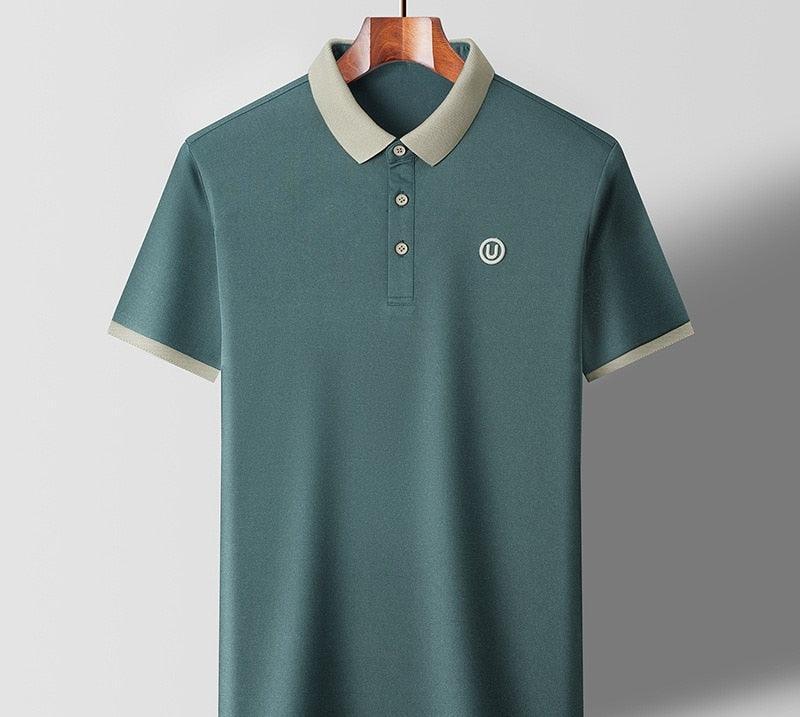 Camiseta Polo em Seda Gelo - Huracán / Descubra a Exclusiva Camiseta Polo em Seda Gelo que une Elegância e Conforto em Uma Só Peça!