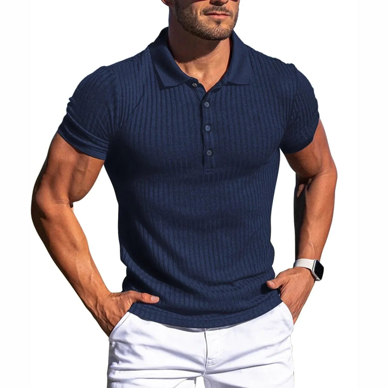 Camiseta Polo Tecido Premium - Polo Prime / Eleve seu estilo com a Camiseta que combina qualidade e elegância!