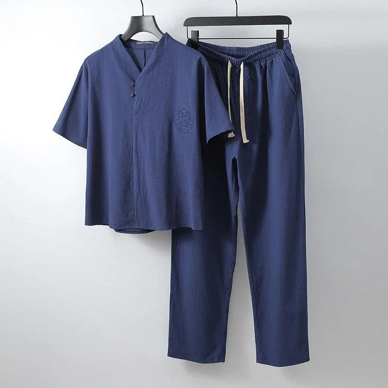 Conjunto Plus Size de Algodão e Linho - Life Plus / Descubra a Perfeita Combinação de Conforto e Sofisticação!