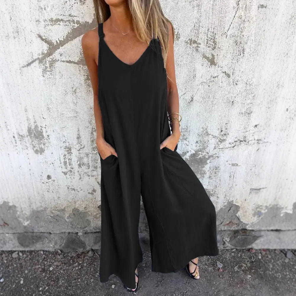 Macacão Bliss™ em Malha Gelada com Modelagem Solta / O Mais Confortável do Seu Guarda-Roupa!