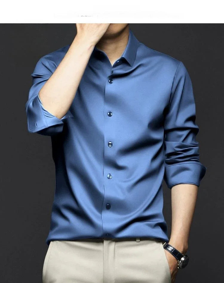 Camisa Social Alto Padrão IceSublime em Seda Gelo