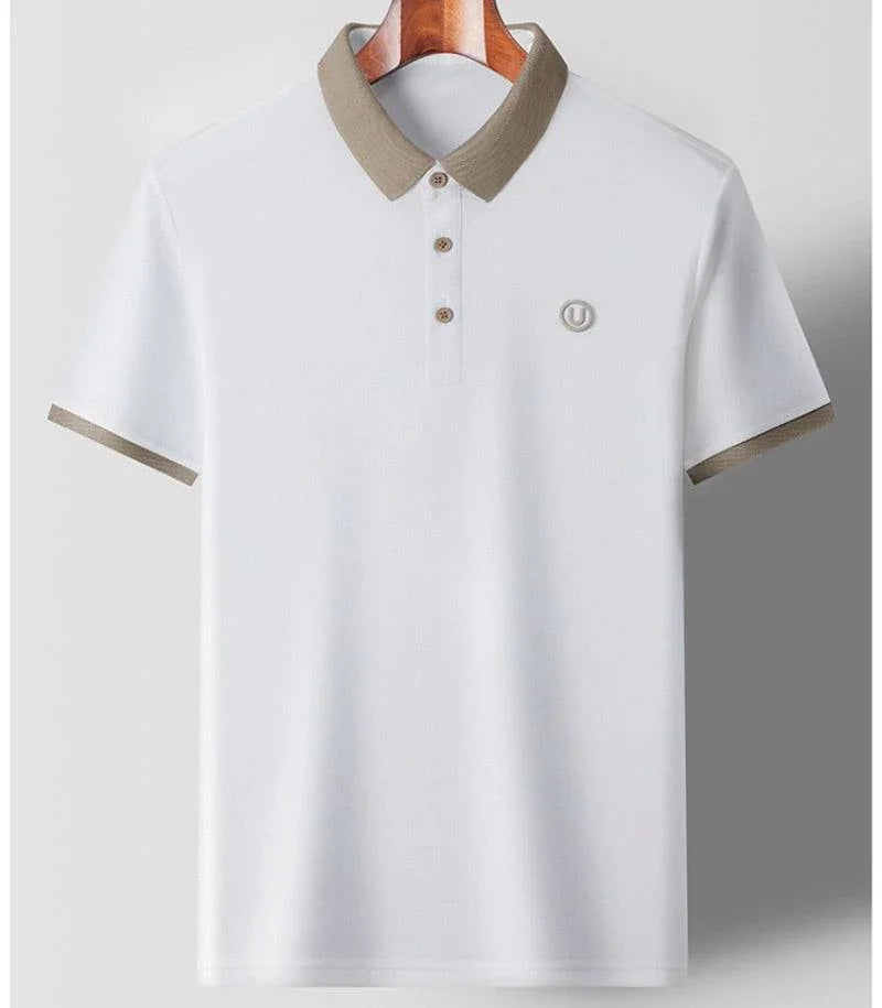 Camiseta Polo em Seda Gelo - Huracán / Descubra a Exclusiva Camiseta Polo em Seda Gelo que une Elegância e Conforto em Uma Só Peça!