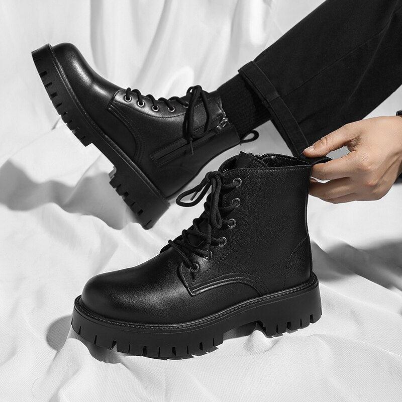 Coturno Masculino Estilo britânico - Shelby / Desperte Seu Estilo Com Nosso Novo Coturno Inglês!!!