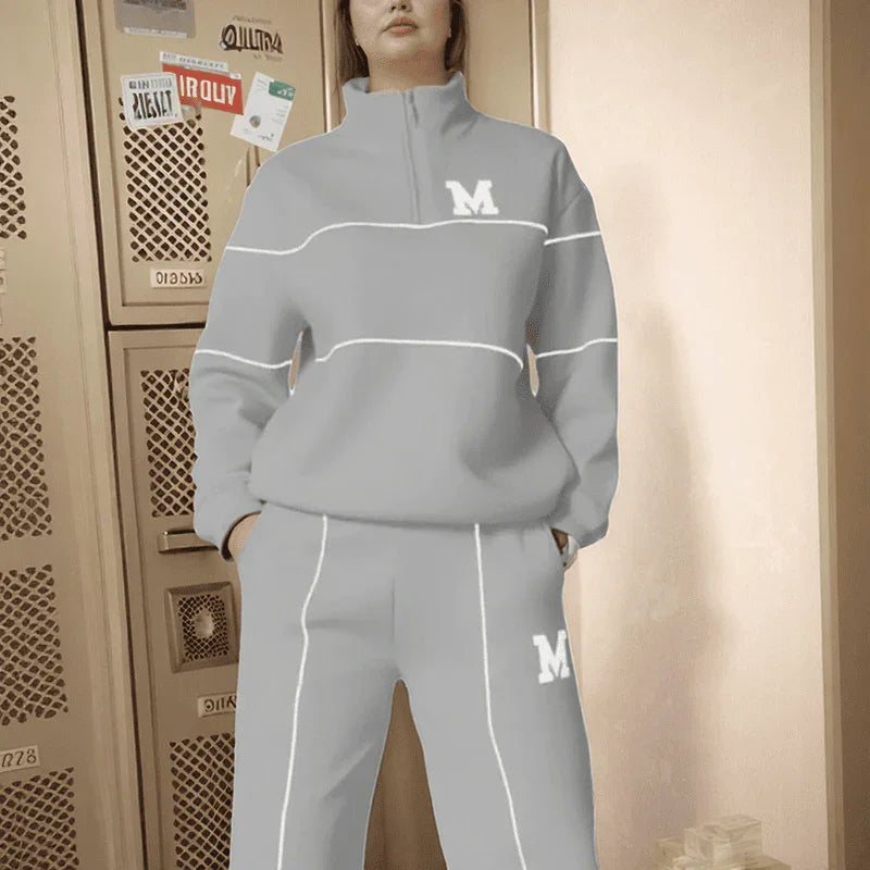 Conjunto Erin™ em Moletinho Ultra Macio e Modelagem Confort / Elegância Minimalista para Seus Dias Mais Tranquilos!