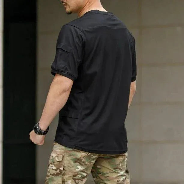 Camiseta Tática Militar Maverick™ / Uma mistura imbatível de conforto, funcionalidade e estilo!