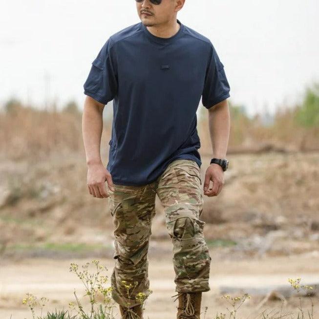 Camiseta Tática Militar Maverick™ / Uma mistura imbatível de conforto, funcionalidade e estilo!