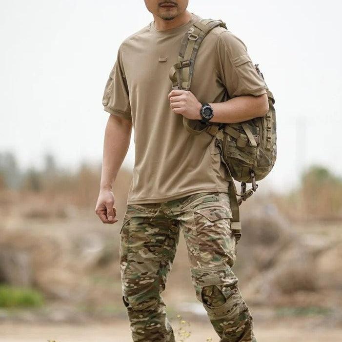 Camiseta Tática Militar Maverick™ / Uma mistura imbatível de conforto, funcionalidade e estilo!