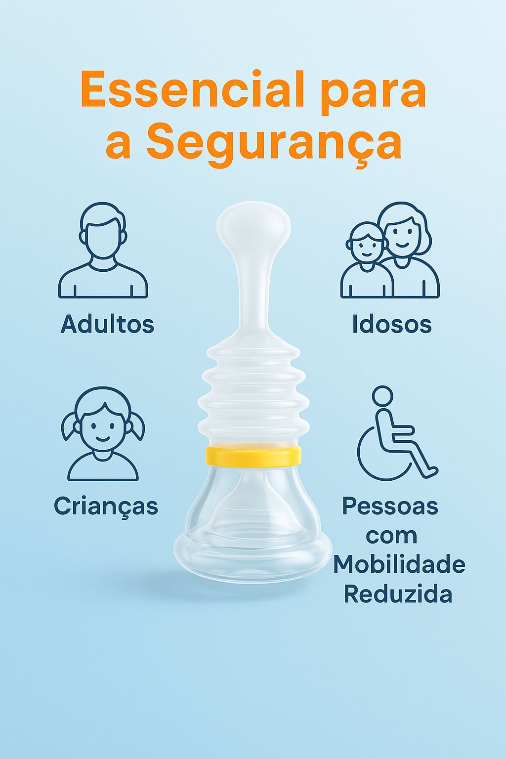 Máscara de Resgate Anti-Sufocamento com Bomba de Pressão / Praticidade e Segurança ao Seu Alcance!