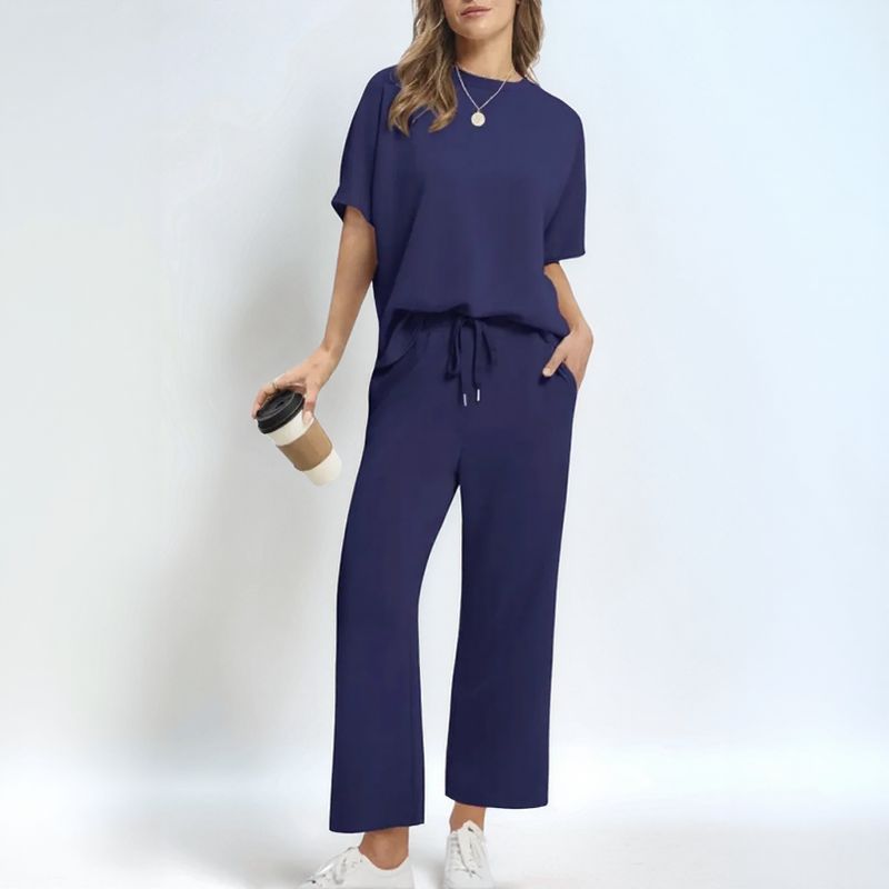 Conjunto DonnaGringa™ em Algodão Leve com Caimento Solto / Leveza Suave e Caimento Natural Que Não Marca!