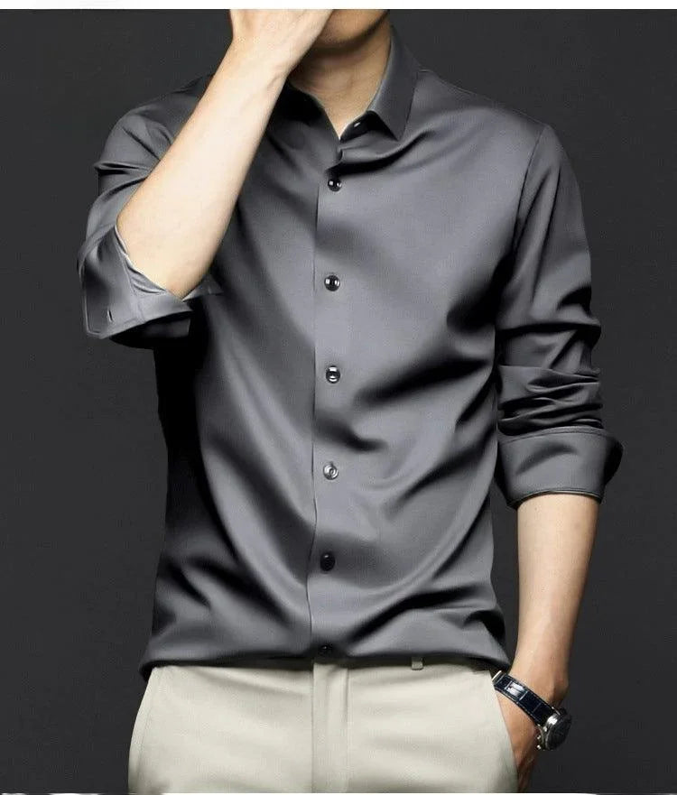 Camisa Social Alto Padrão IceSublime em Seda Gelo