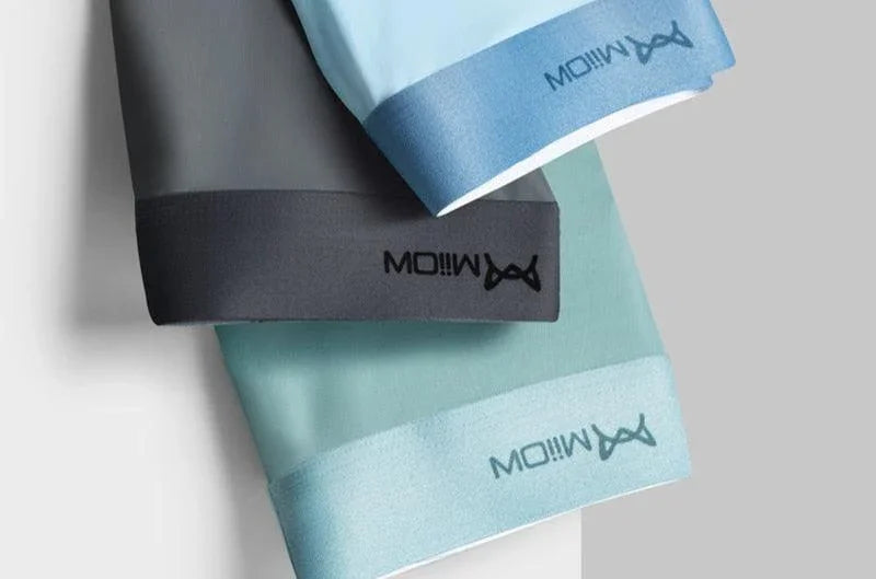 3Pcs Cueca em Seda Gelo (Antibacteriana)