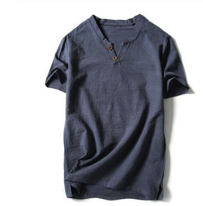 Conjunto Masculino Shorts e Camiseta Plus Size em Linho - LinhoPlus Set / Sinta a Qualidade do Linho em um Conjunto Plus Size pensado para Você