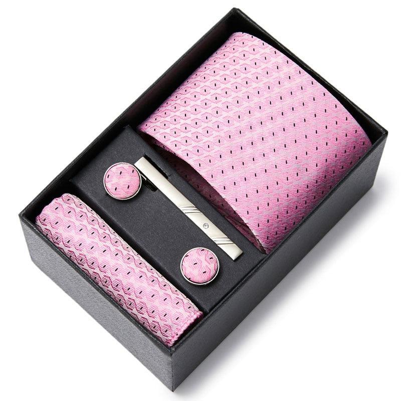 Kit de Alto Padrão Luxury Men / Gravata + Lenço + Abotoadura/  A Melhor opção Para Homens que Prezam Por um Estilo Sofisticado!