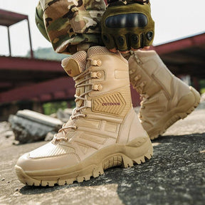 Coturno Tático Ultra Resistente Outdoor / + Brinde Exclusivo Boné Tático