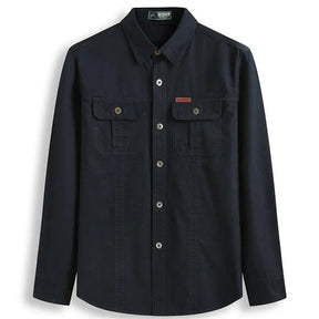 Camisa Flanelada com Modelagem Plus Size Masculina - GentleFit / Um Toque de Estilo e Confiança para o seu Guarda-Roupa!