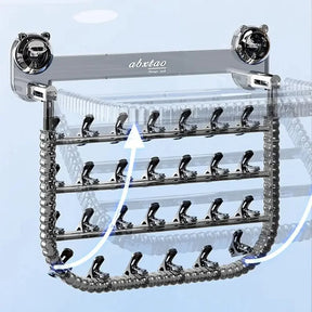 Varal Retrátil de Parede Modern Lar™ com Fixação por Ventosa / Economia de Espaço para Apartamentos e Casas Modernas!