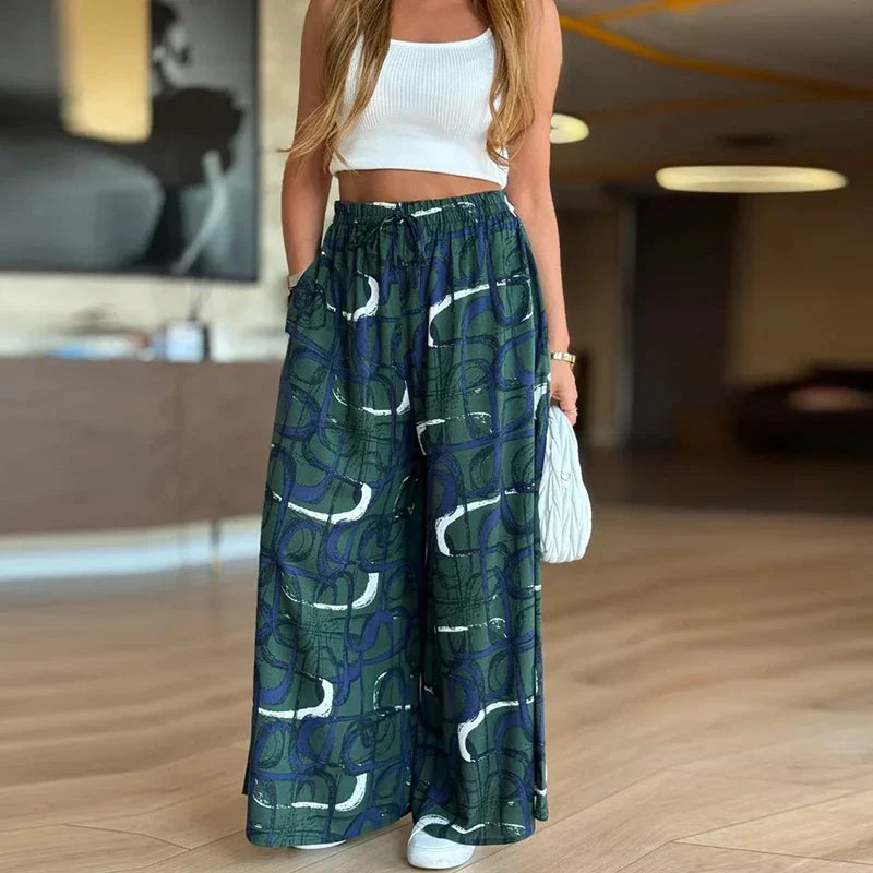 Calça Pantalona Julieta™ em Viscose Leve e Caimento Confort / Leveza e Sofisticação em Cada Movimento!