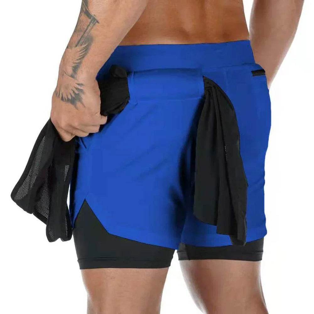 Shorts Masculino 2 em 1 com Suporte Para celular - ProSport / Estilo e Funcionalidade em um Só Produto!