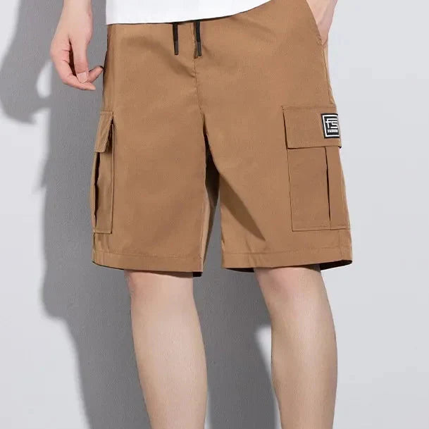 [COMPRE 2, LEVE 4] Shorts Leon™ em Malha Gelada com Bolsos Cargo / Design utilitário com frescor imbatível!