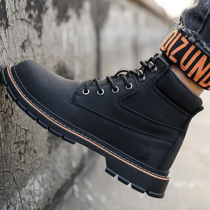 Coturno Masculino em Couro - Army Star / A Sua Melhor Opção em Conforto Sem Perder Seu Estilo Tático!