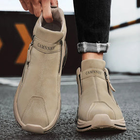 Bota Milano Drive™ em Camurça Italiana Impermeável / Conforto, Tração e Amortecimento de Ultima Geração!