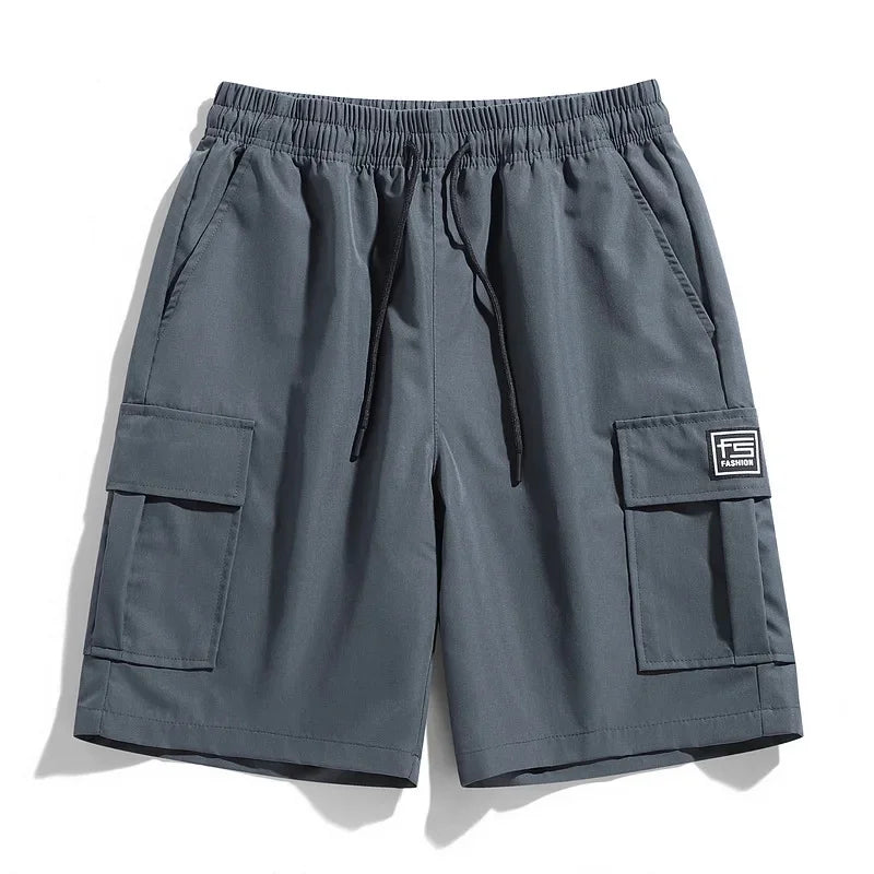 [COMPRE 2, LEVE 4] Shorts Leon™ em Malha Gelada com Bolsos Cargo / Design utilitário com frescor imbatível!