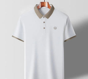 Camiseta Polo em Seda Gelo - Huracán / Descubra a Exclusiva Camiseta Polo em Seda Gelo que une  Elegância e Conforto em Uma Só Peça!