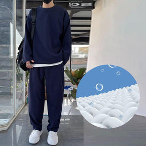 Conjunto Gentleman ™ Camiseta Manga Longa + Calça / Com Tecido Ultra Dry em Seda Gelo!