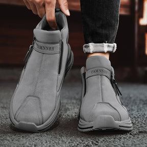 Bota Milano Drive™ em Camurça Italiana Impermeável / Conforto, Tração e Amortecimento de Ultima Geração!