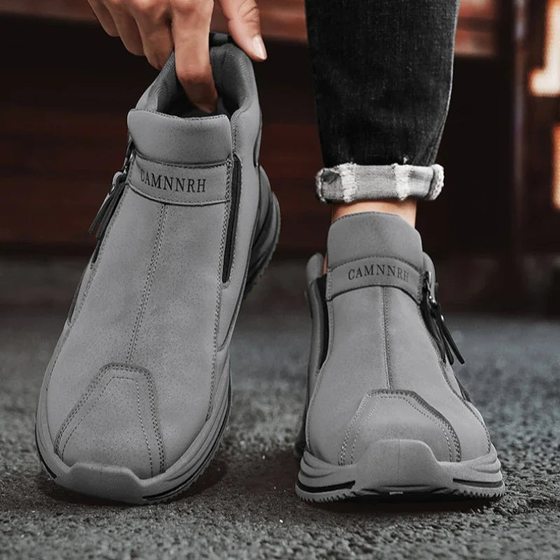 Bota Milano Drive™ em Camurça Italiana Impermeável / Conforto, Tração e Amortecimento de Ultima Geração!