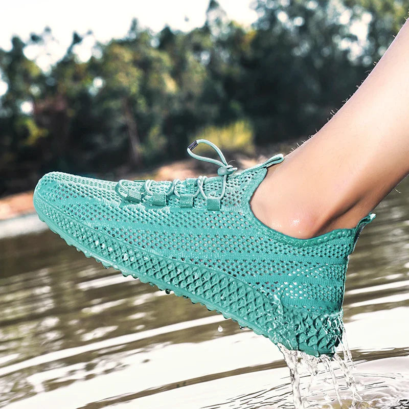 (Promoção: Compre 1, Leve 2) Tênis Aquático Triton™ com Amortecimento Dinâmico e Secagem Ultra-Rápida / Do Mar às Ruas com Estilo e Conforto!