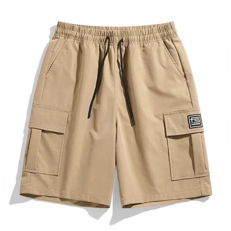[COMPRE 2, LEVE 4] Shorts Leon™ em Malha Gelada com Bolsos Cargo / Design utilitário com frescor imbatível!
