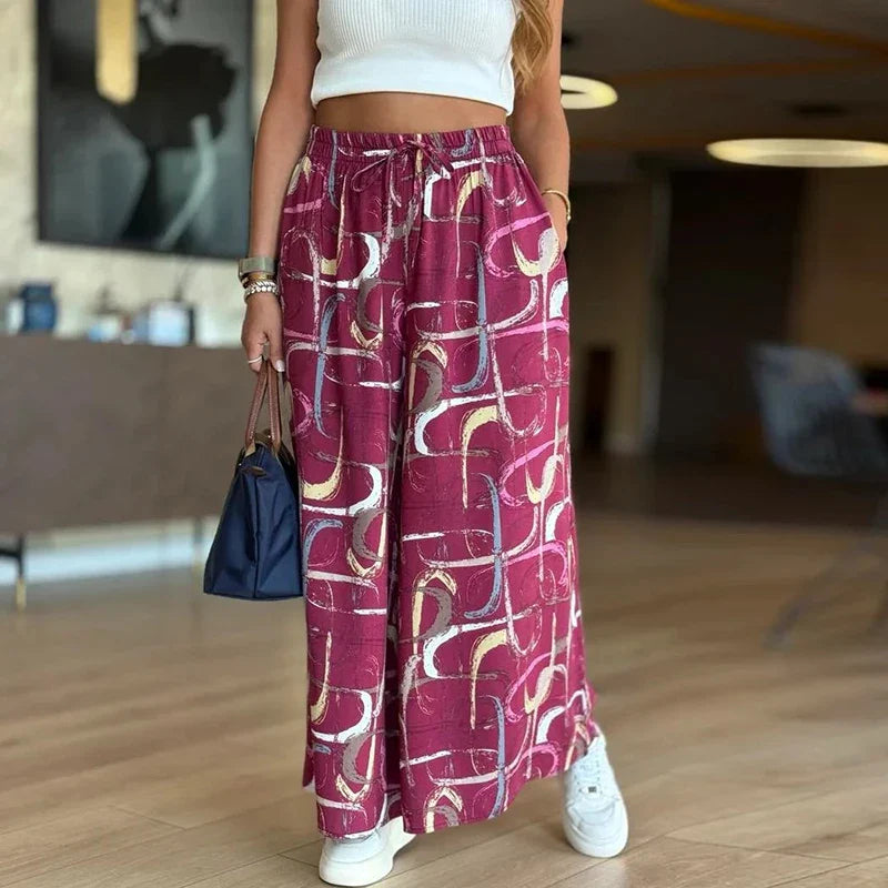 Calça Pantalona Julieta™ em Viscose Leve e Caimento Confort / Leveza e Sofisticação em Cada Movimento!