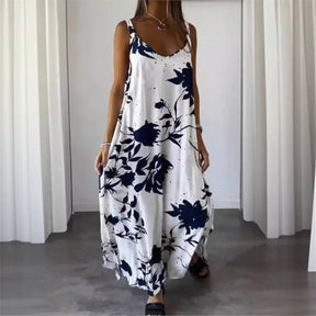 Vestido Floralis™ com Estampa Artística Floral e Modelagem Fluida / Para Mulheres que se Movem com Leveza e Estilo!
