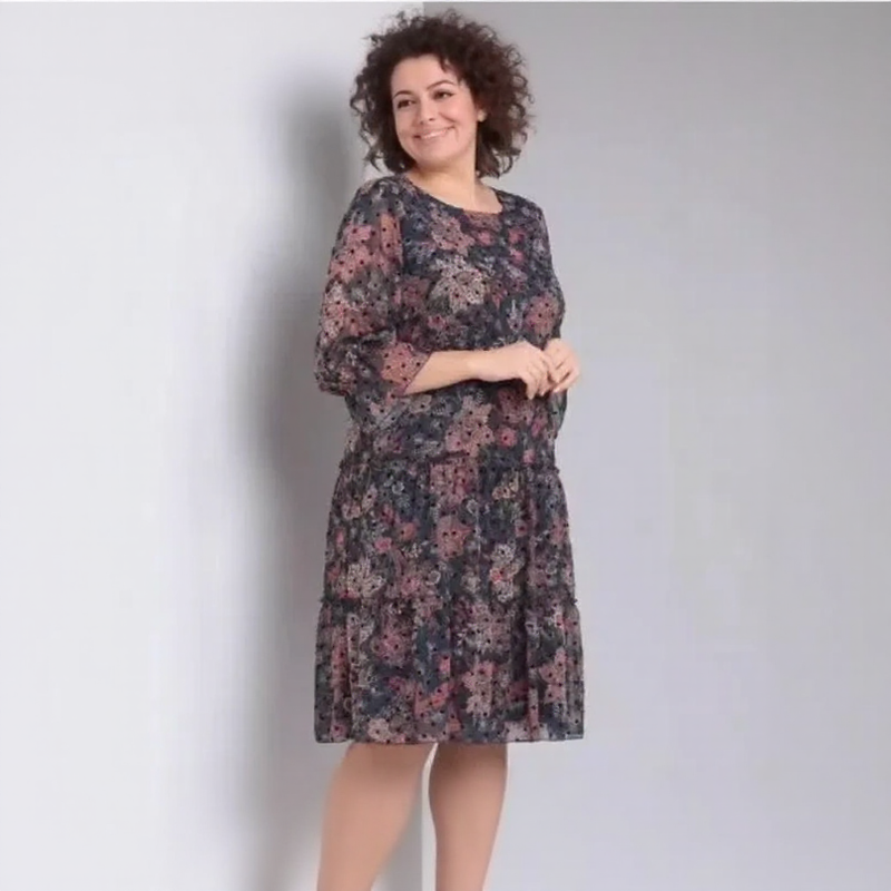 Vestido Luana Poème™ em Chiffon Premium com Mangas Bufantes / Um Clássico Boho para Corações Livres!