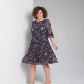 Vestido Luana Poème™ em Chiffon Premium com Mangas Bufantes / Um Clássico Boho para Corações Livres!