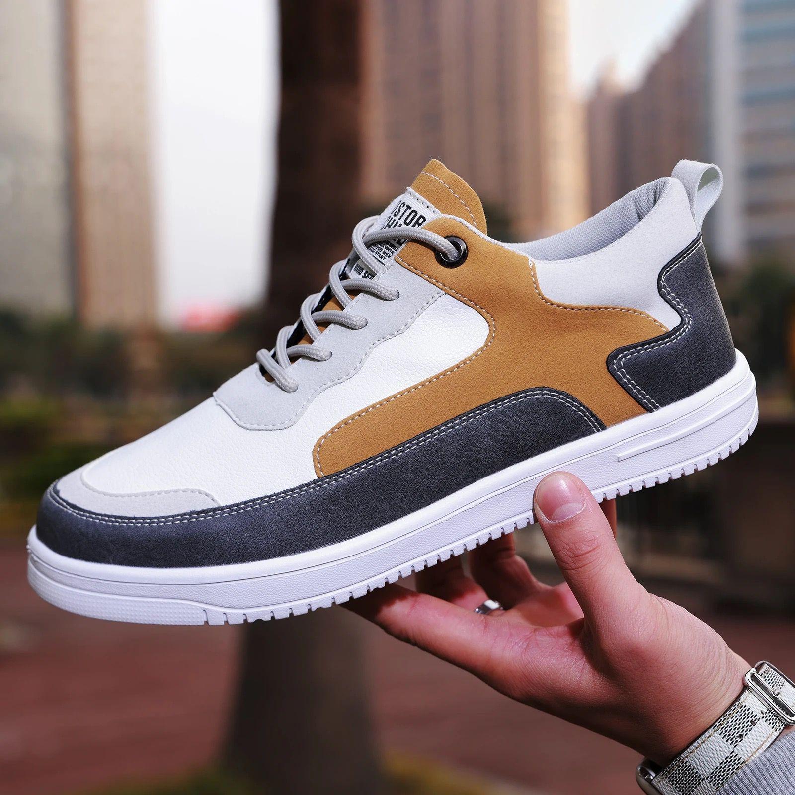 Tênis Casual Esporte Fino UrbanFlow™ / + De Brinde Pacote com 5 Pares de Meias Invisíveis