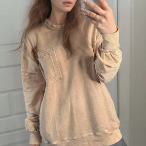 Moletom UrbanMuse™ com Lavagem Estonada e Modelagem Solta / Estilo Despojado com Toque de Arte e Conforto Acolhedor!